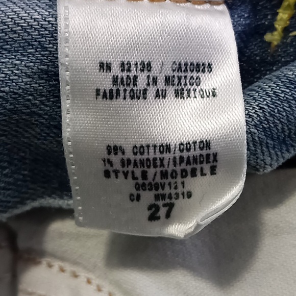 Guess Jeans La Jolla Low Rise Bootcut Light Blue Jeans 27 - Picture 16 of 16